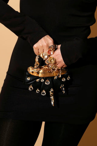 Koko black gold couture bag