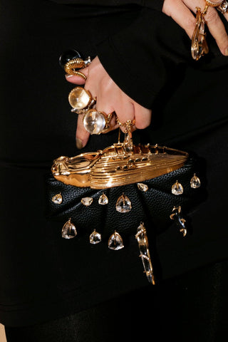 Koko black gold couture bag