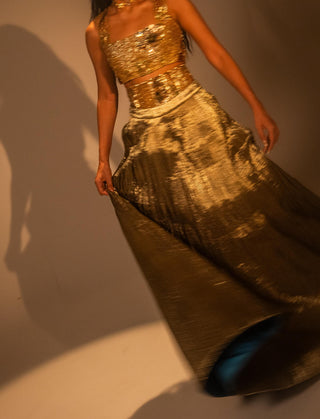 Goldusion Lehenga And Blouse by Taali available on Indiaspopup.com