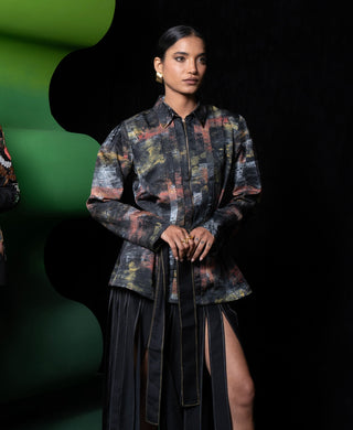 Kagé Belted Top by Advait available on Indiaspopup