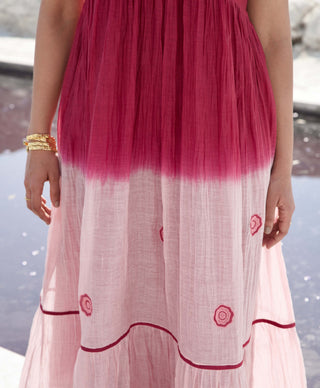 The Loom Art-Rogue Blush Pink Dress-INDIASPOPUP.COM