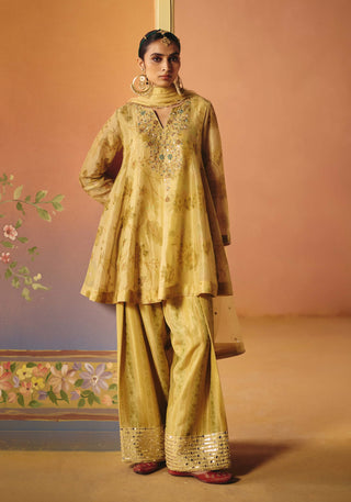 Reet ivory farshi tunic set