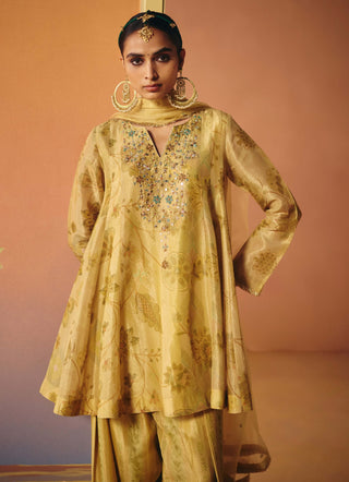 Reet ivory farshi tunic set