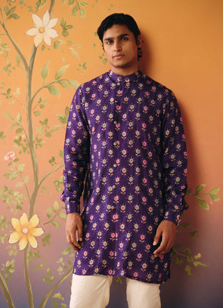 Saanjh purple kurta with pants