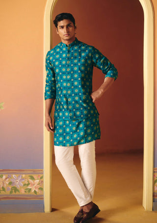 Mahi blue bundi set