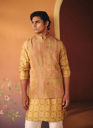 Noor blush bundi set