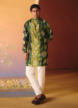 Seher green kurta with pants