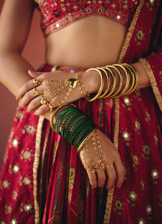 Ruhi pink lehenga set