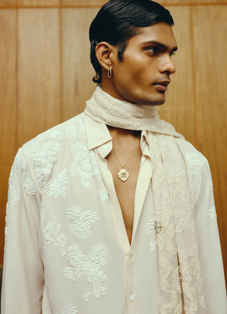 Alabaster shirt and trouser set