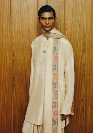 Raphael ivory kurta and salwar set