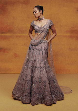 Améthyste corset & skirt set