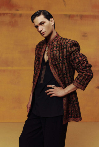 Raven dusk open jacket set