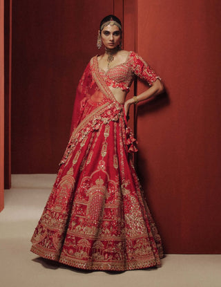 Ember bloom bridal lehenga