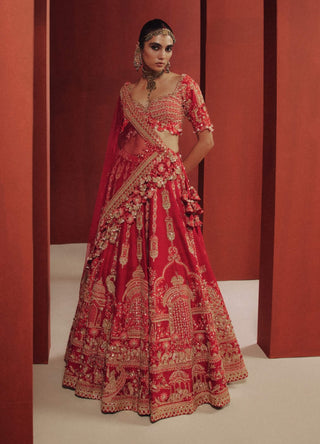 Ember bloom bridal lehenga