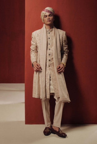 Rosé eclipse sherwani set