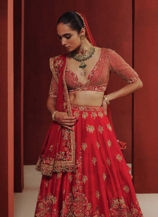 Aloura bridal lehenga set
