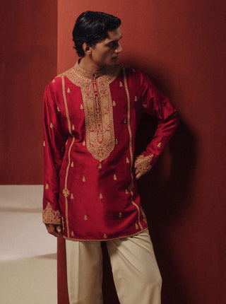 Abeer kashidakari kurta with trouser