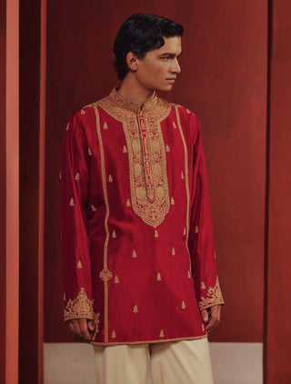 Abeer kashidakari kurta with trouser