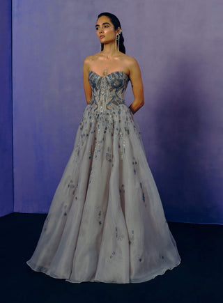 Smoked Stardust Ball Gown