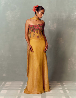 Soleil Bloom Corset and Skirt Set