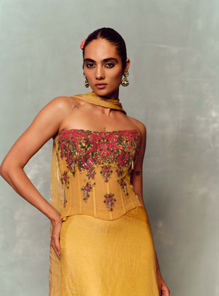 Soleil Bloom Corset and Skirt Set