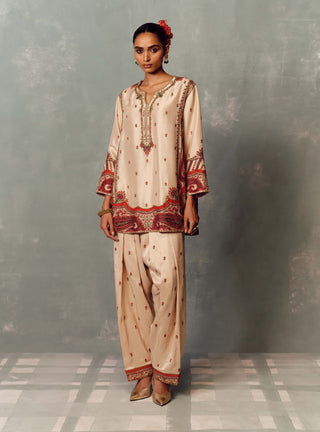 Kashida Lumière Kurta and Salwar