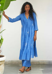Powder blue sitara kurta set