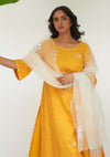 Yellow gul genda kurta set