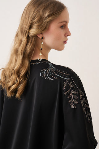 Zuri black tunic