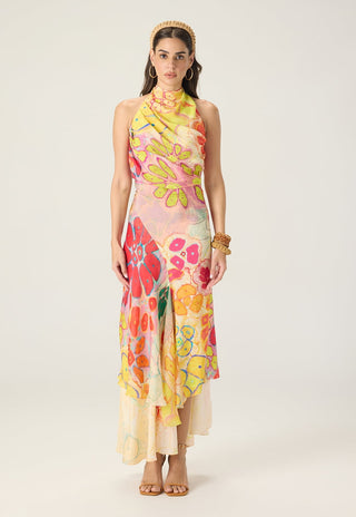 Bernadette multicolor printed dress