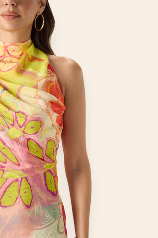 Bernadette multicolor printed dress