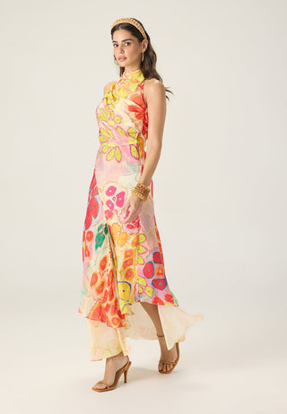Bernadette multicolor printed dress