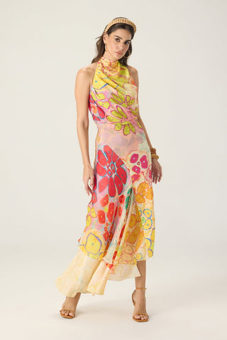 Bernadette multicolor printed dress