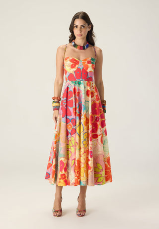 Marilyn floral multicolor dress