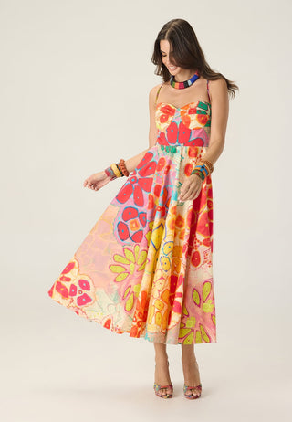 Marilyn floral multicolor dress