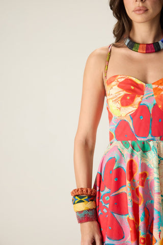 Marilyn floral multicolor dress