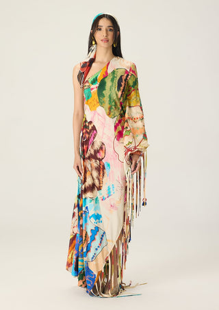 Elmina multicolor printed kaftan