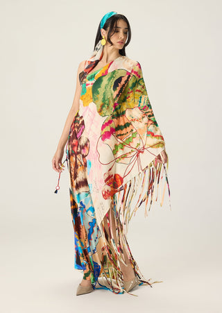 Elmina multicolor printed kaftan