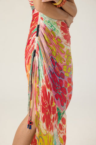 Anya multicolor floral dress