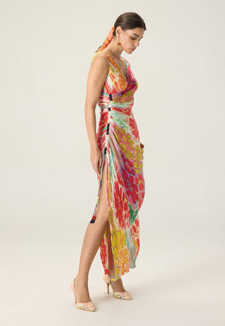 Anya multicolor floral dress