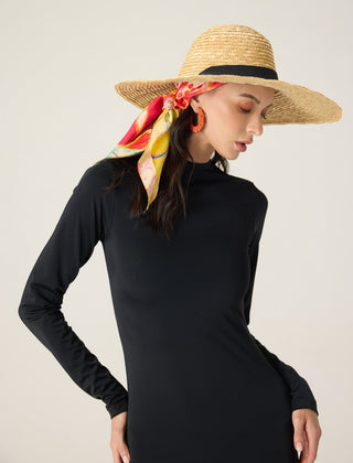 Maeva black multicolor dress
