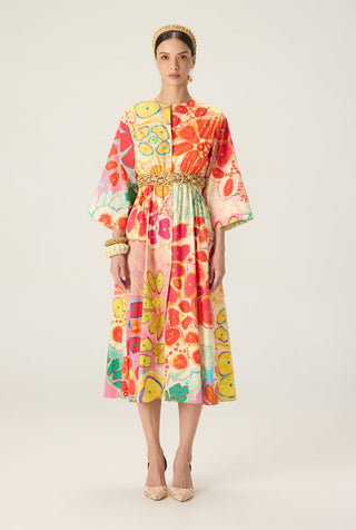 Madison multicolor printed dress