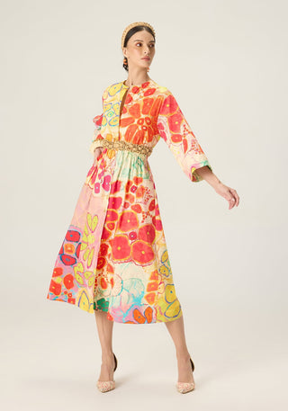 Madison multicolor printed dress