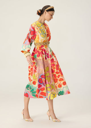 Madison multicolor printed dress