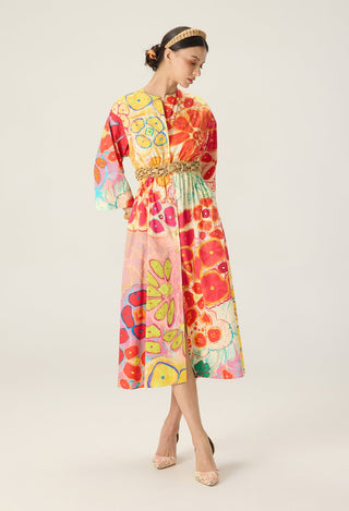 Madison multicolor printed dress