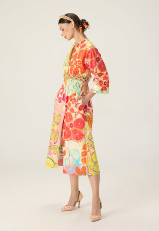 Madison multicolor printed dress