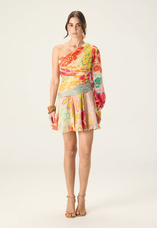 Juliana multicolor printed dress