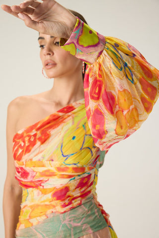 Juliana multicolor printed dress