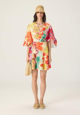 Selia multicolor floral dress