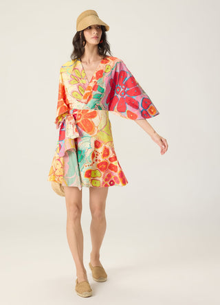 Selia multicolor floral dress